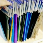 hsコードポリウレタンコーティングされた防水性のポリエステルジャケット生地